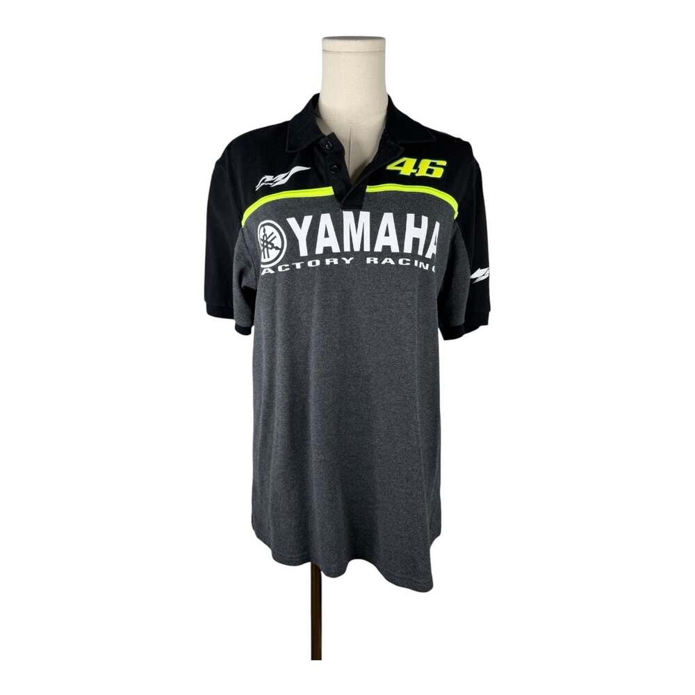 Yamaha Factory Racing Valentino Rossi 46 Polo Shirt Youth Boys Large